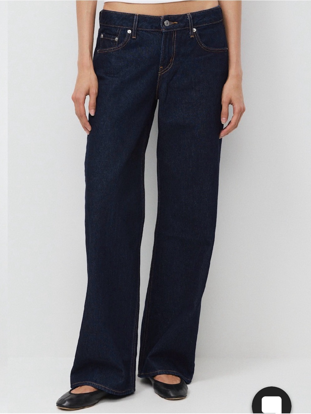 Levi's Low loose jeans in Indigo Blue Denim